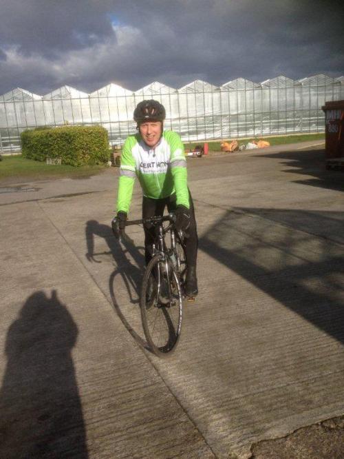 Rick getting ready for RideLondon-Surrey 100 Sportive