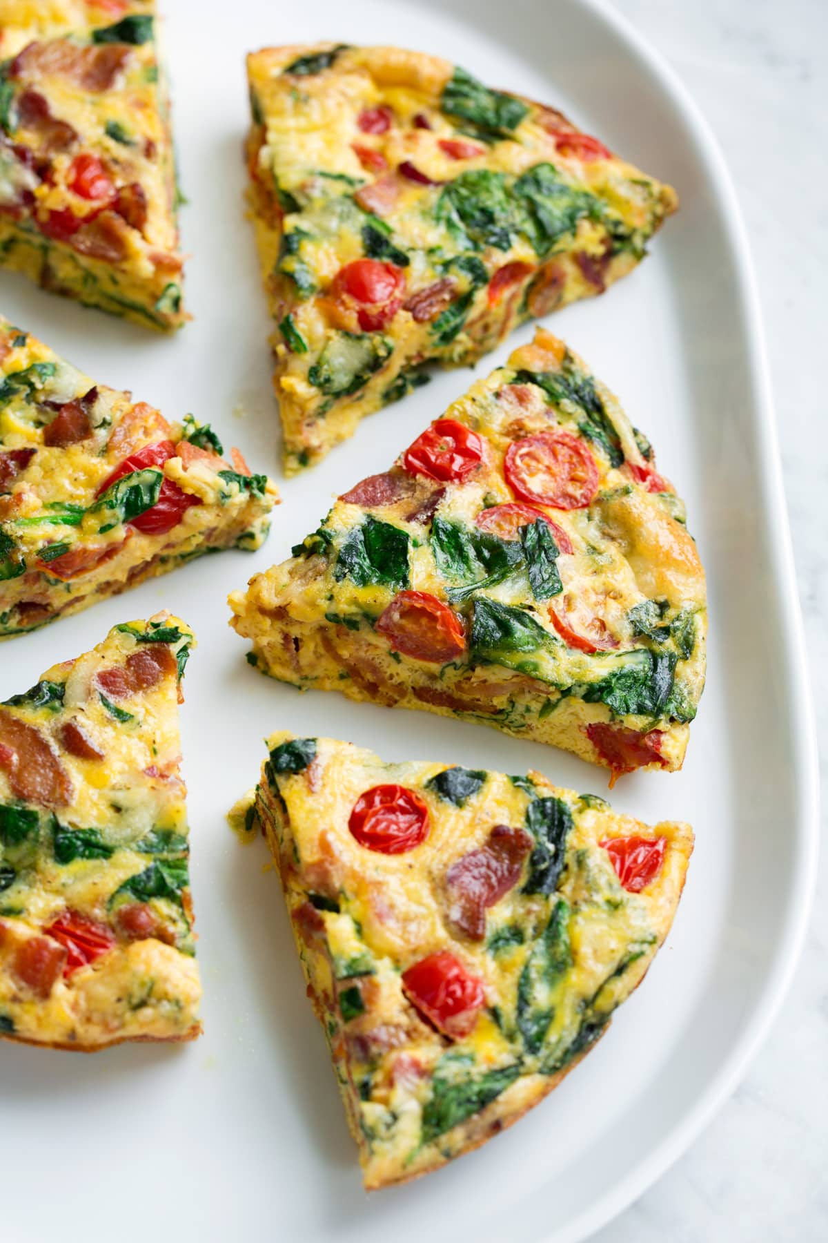 Tomato and Spinach Frittata